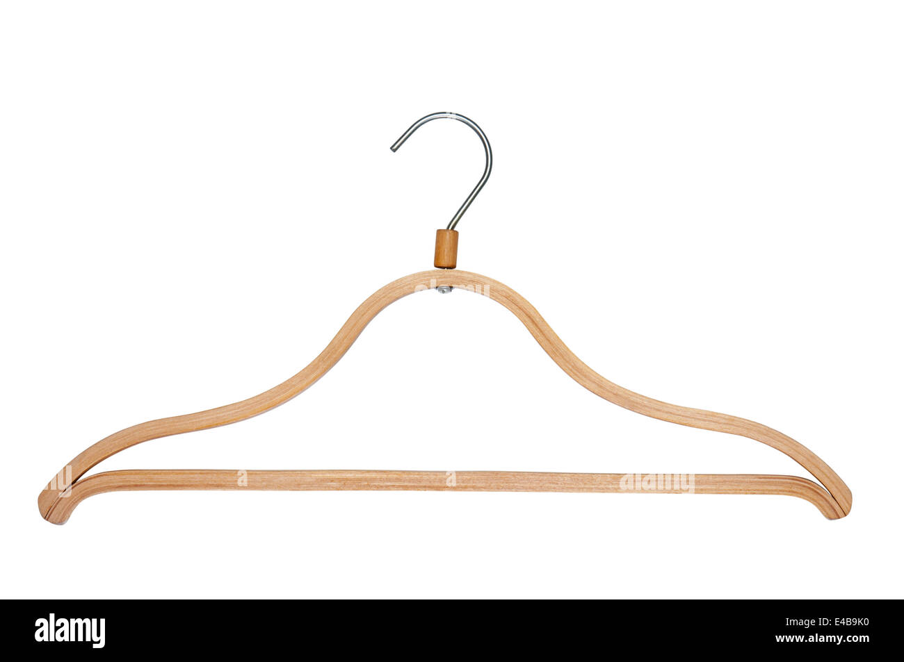 Cintre en bois. Banque D'Images