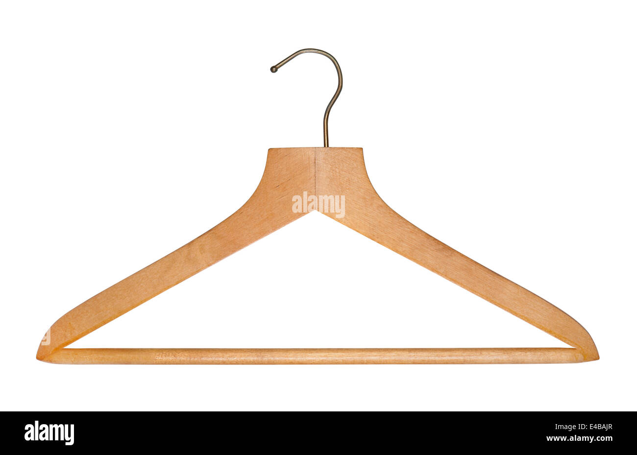 Cintre sur fond blanc. Banque D'Images