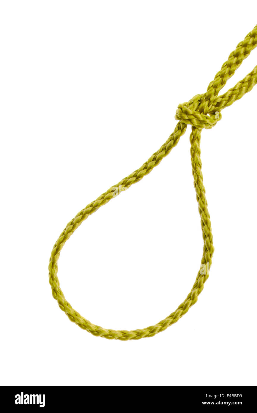 Boucle d'une corde Banque D'Images