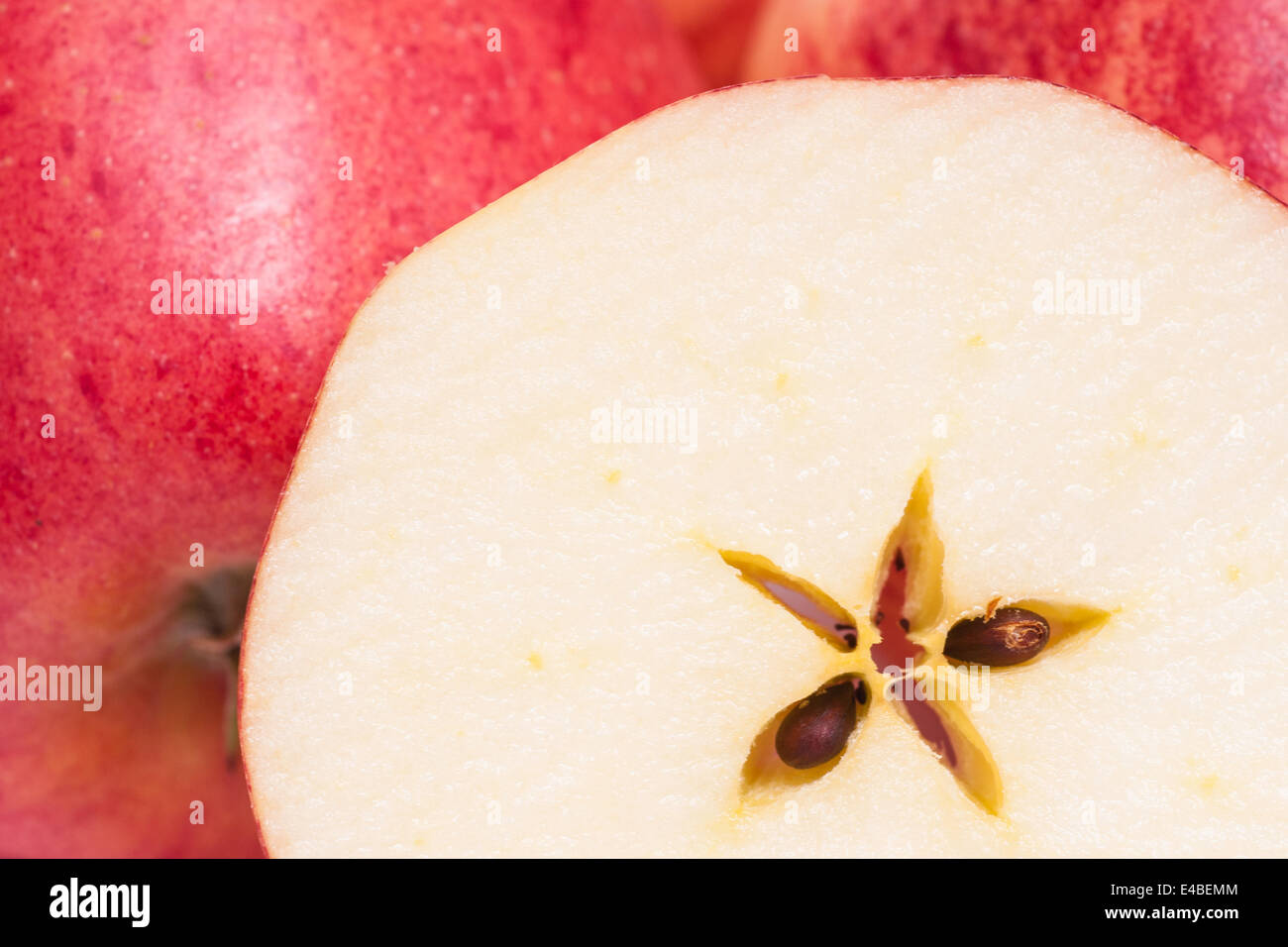 Libre de la tranche de pomme gala Banque D'Images