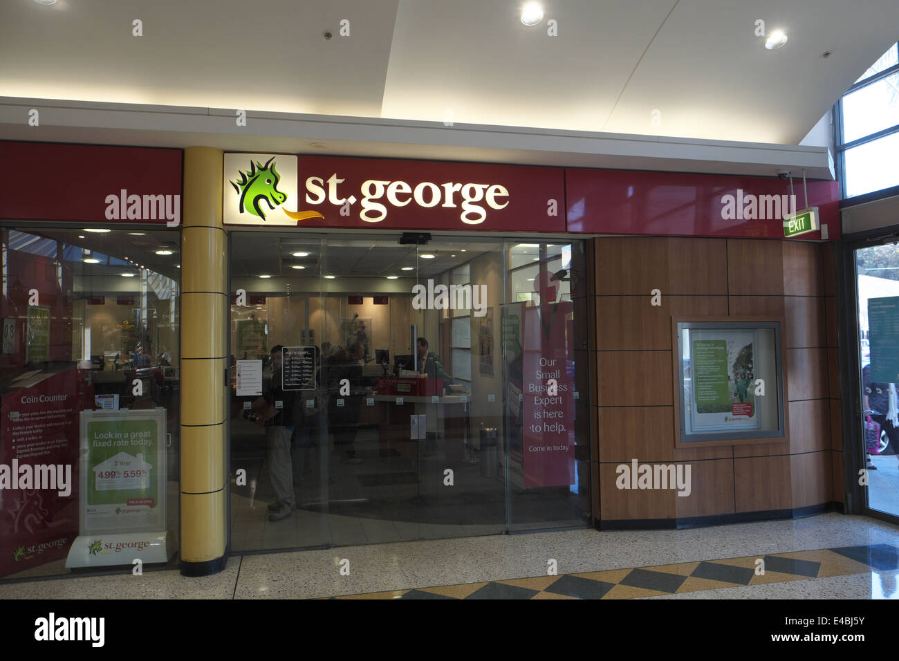 St George Bank à Sydney, une partie de l'Australie,banque westpac Banque D'Images