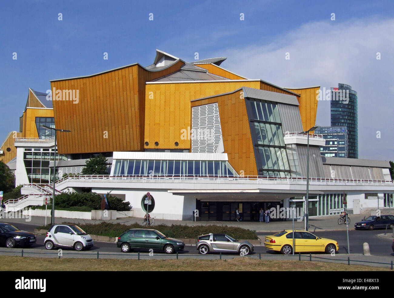 Berliner Philharmonie Allemagne Banque D'Images