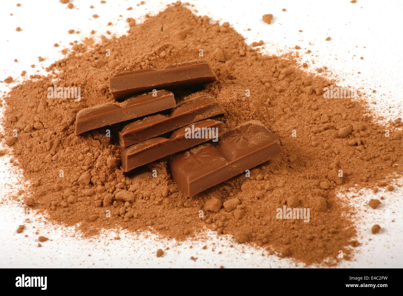 Chocolat au lait Banque D'Images