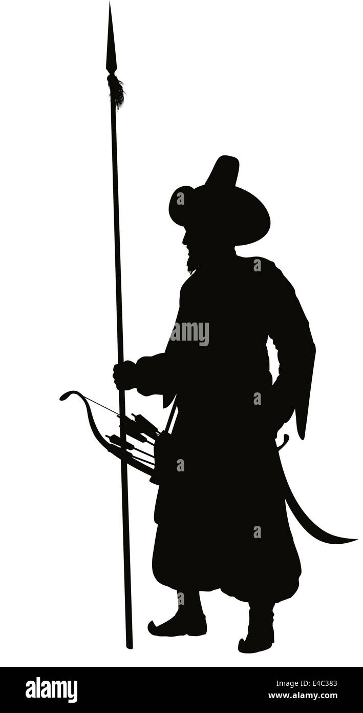 Spearman turc. Thème guerriers Banque D'Images