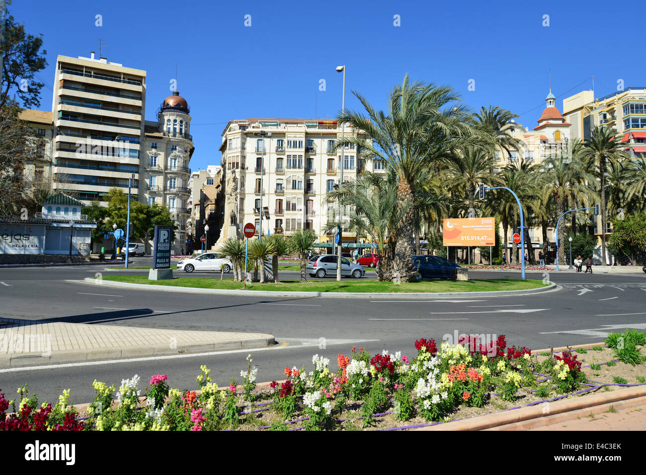 Av Conde de Vallellano, Alicante, Costa Blanca, Alicante Province, Royaume d'Espagne Banque D'Images