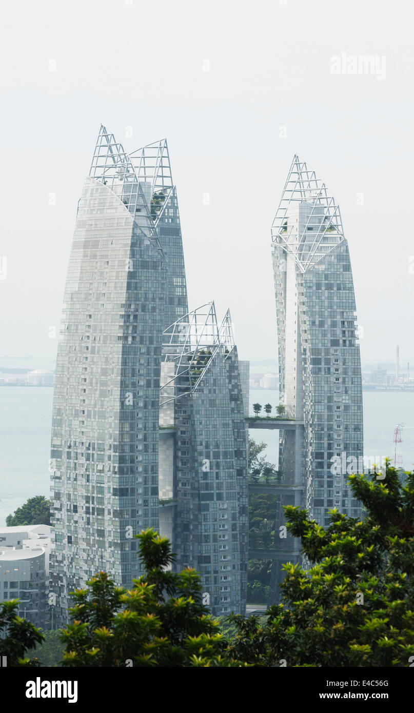L'Asie du Sud Est, Singapour, eco construction Banque D'Images