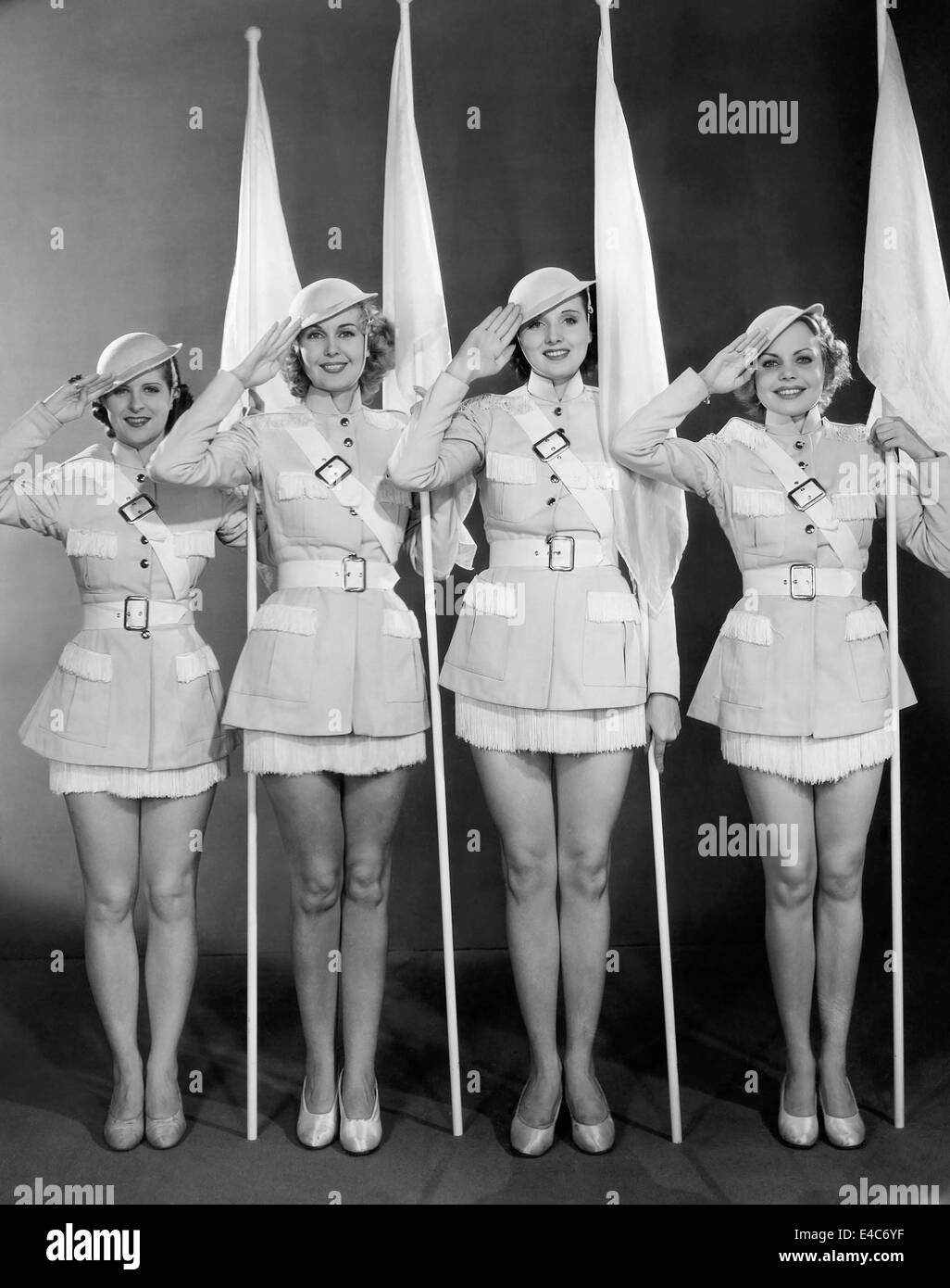 Chorus Girls, Portrait publicitaire pour le film, 'Gold Diggers of 1937', 1937 Banque D'Images