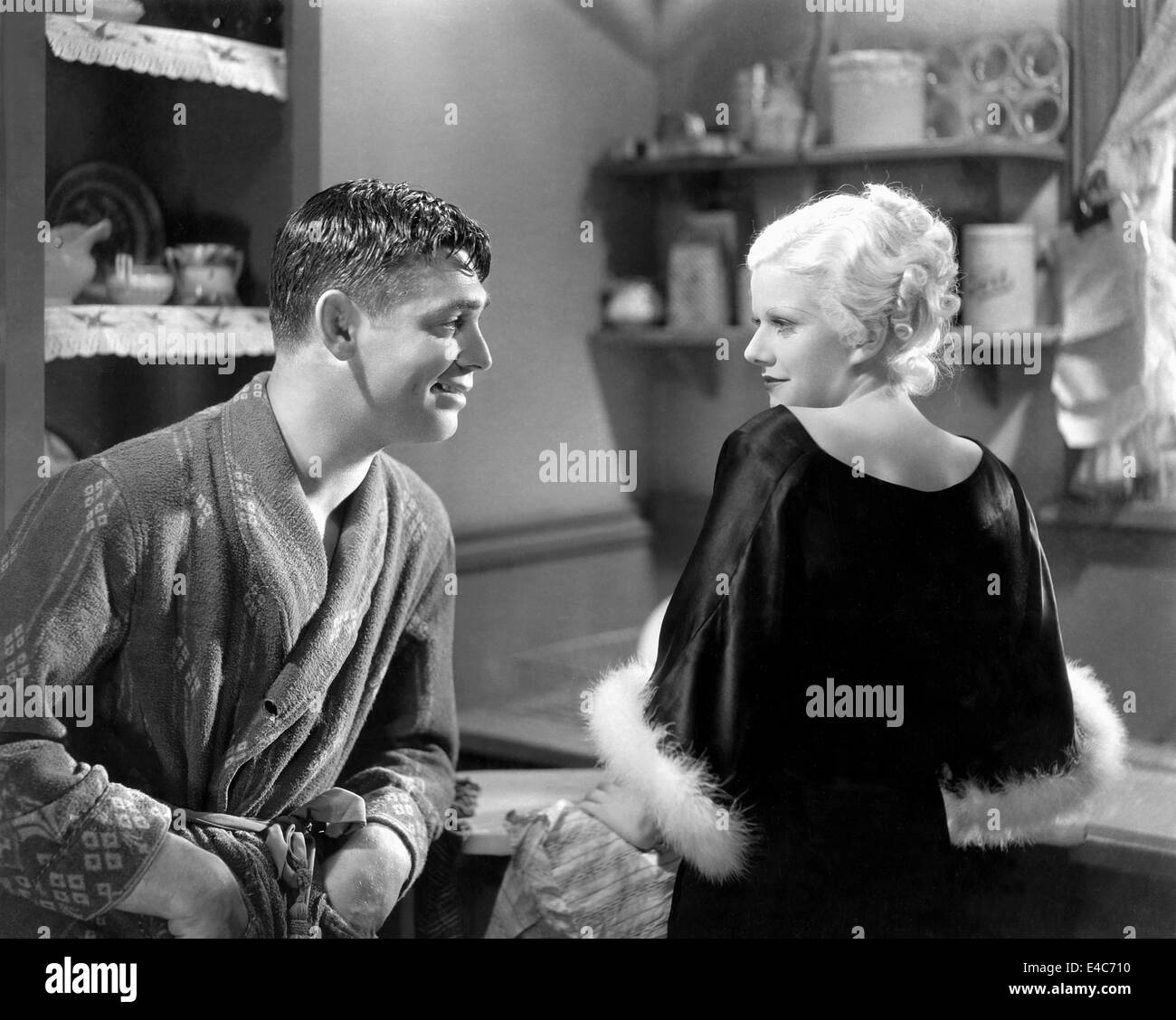 Clark Gable, Jean Harlow, sur-ensemble du film, 'Hold Your Man', 1933 Banque D'Images