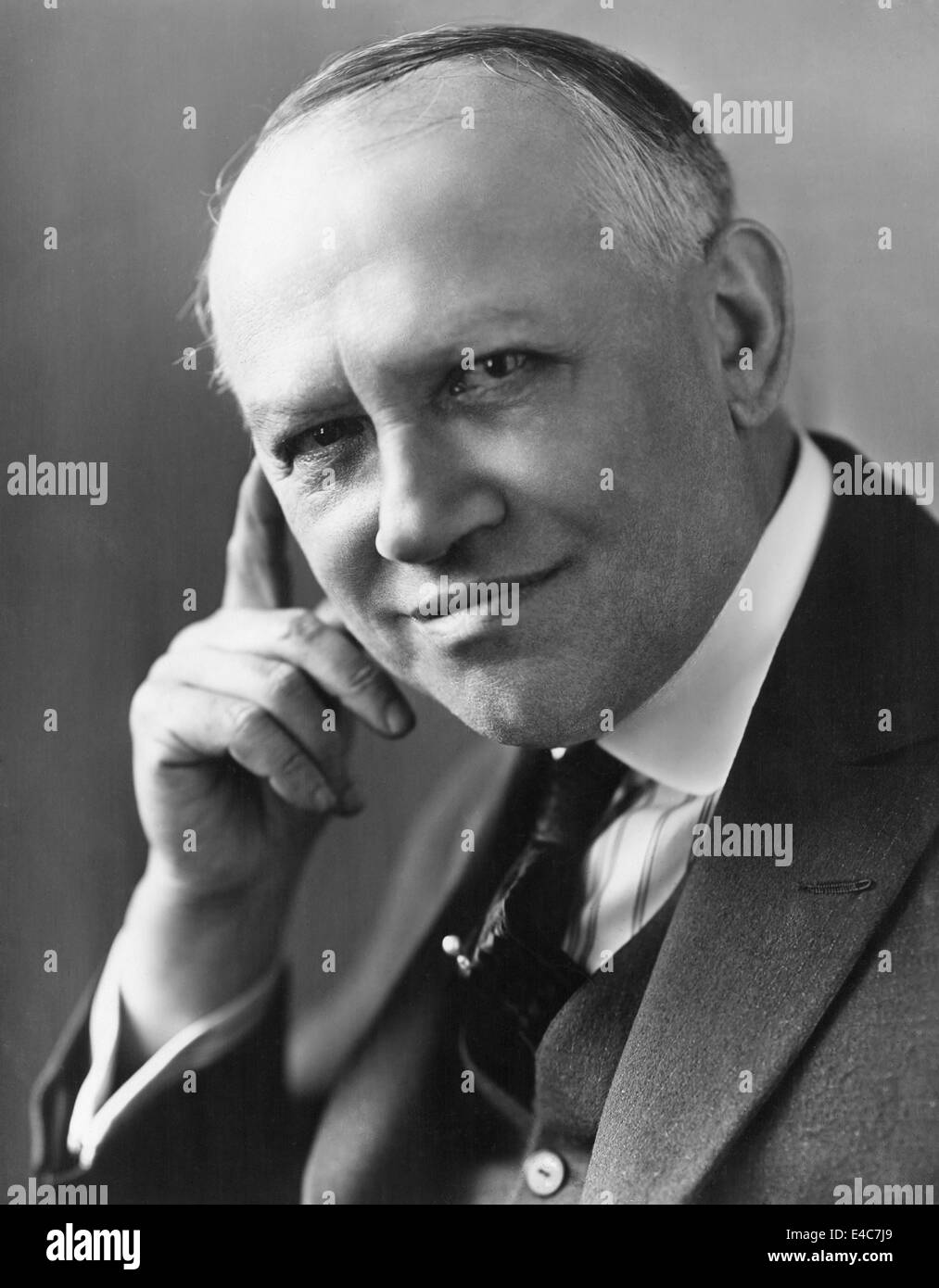 Carl Laemmle, pionnier dans le cinéma américain et fondateur de Universal Studios, Portrait, circa 1910 Banque D'Images