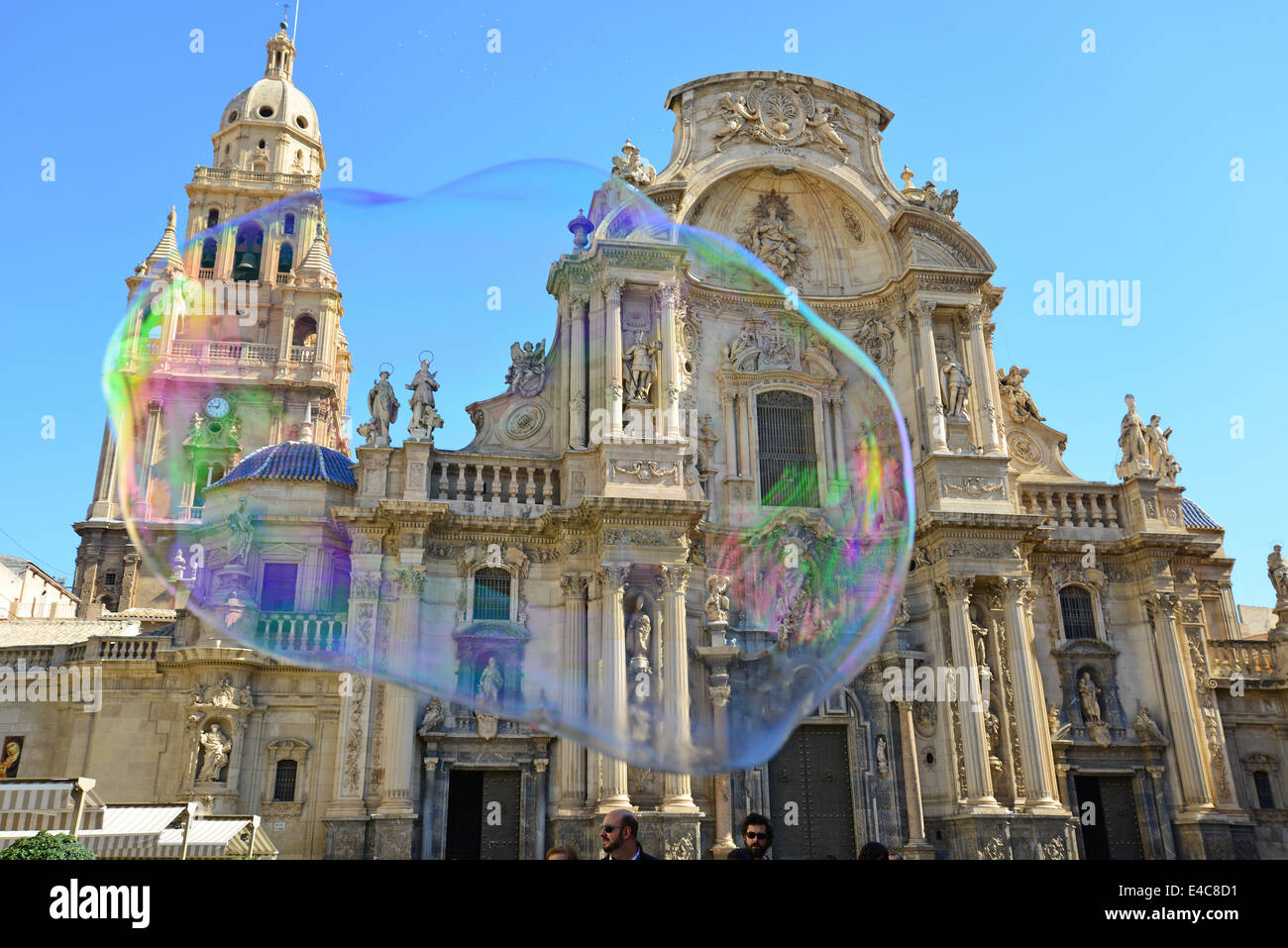 Grosse bulle, cathédrale de Murcie, Plaza Cardinal Belluga, Murcie, Région de Murcie, Royaume d'Espagne Banque D'Images