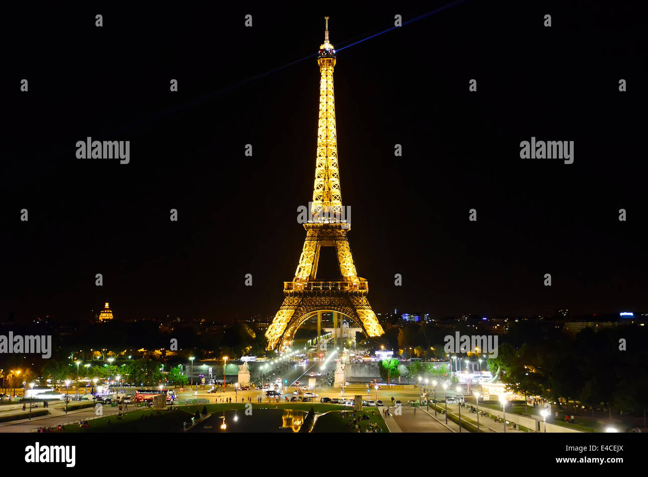 Tour Eiffel Champs de Mars Paris France Gustave Banque D'Images