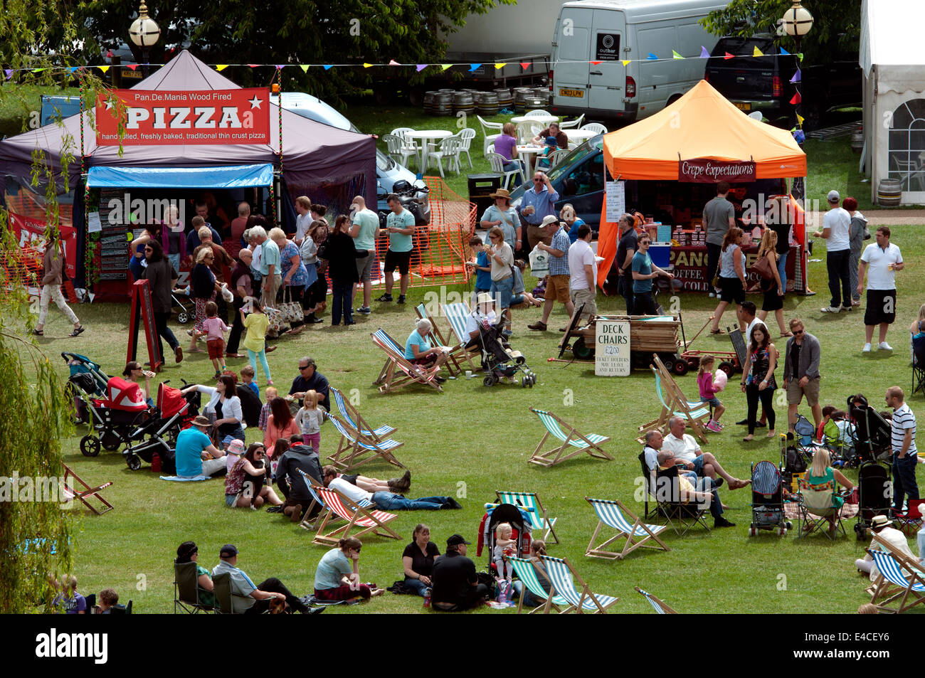 Stratford-upon-Avon River Festival, Warwickshire, UK Banque D'Images