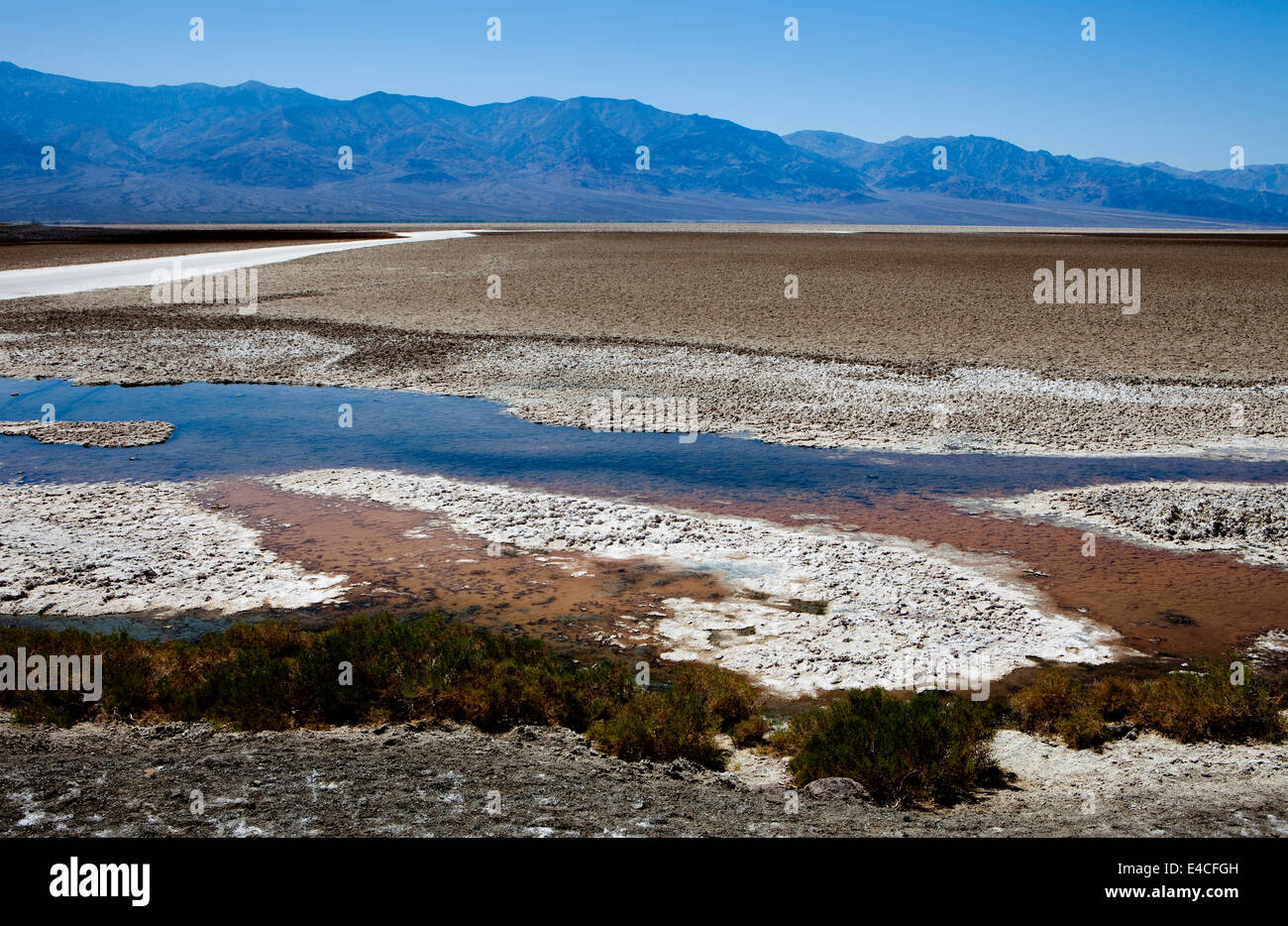 Badwater, Death Valley, California, USA Banque D'Images