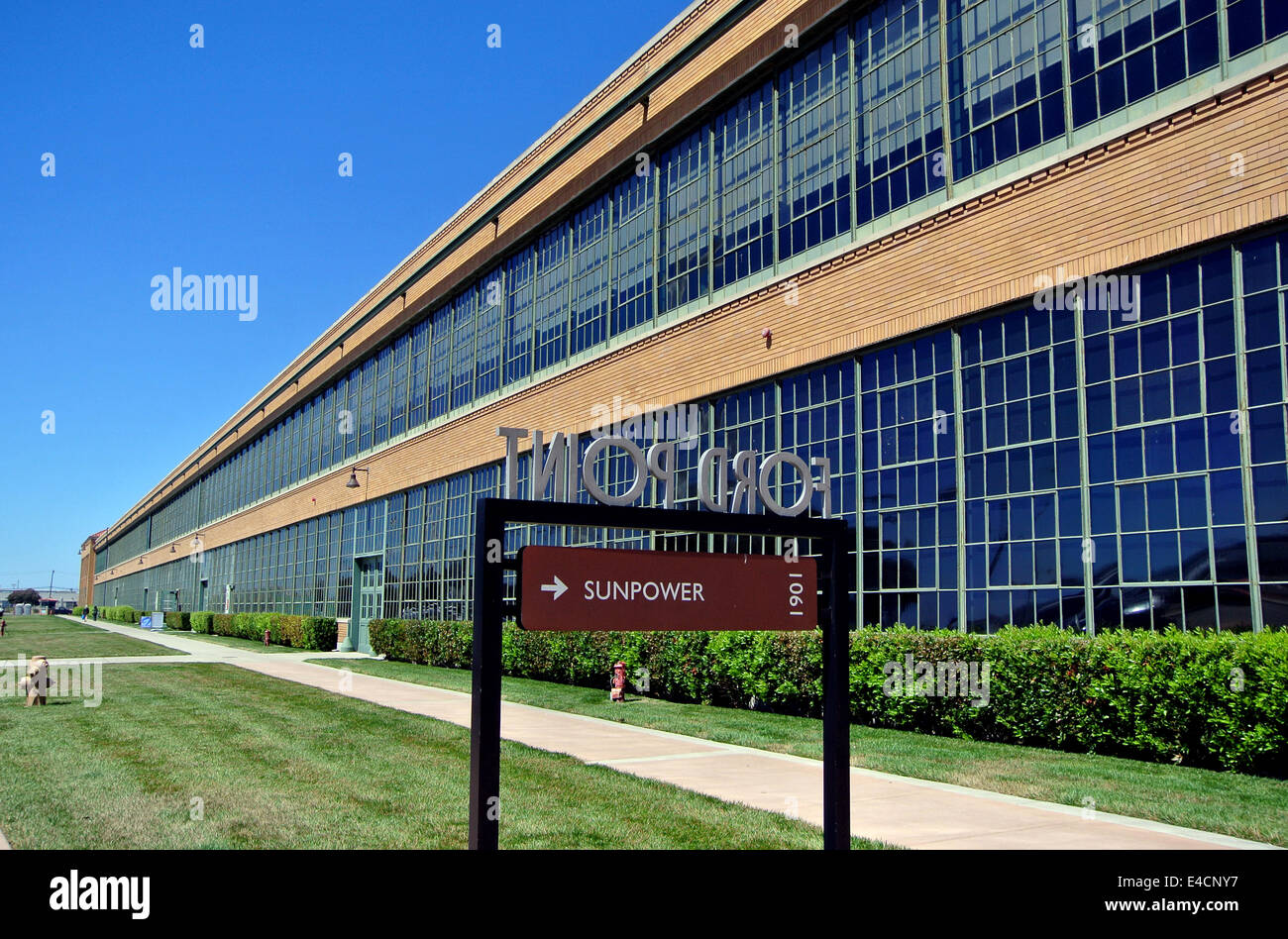 Voir l'historique de l'usine de montage de Ford à Richmond en Californie Banque D'Images