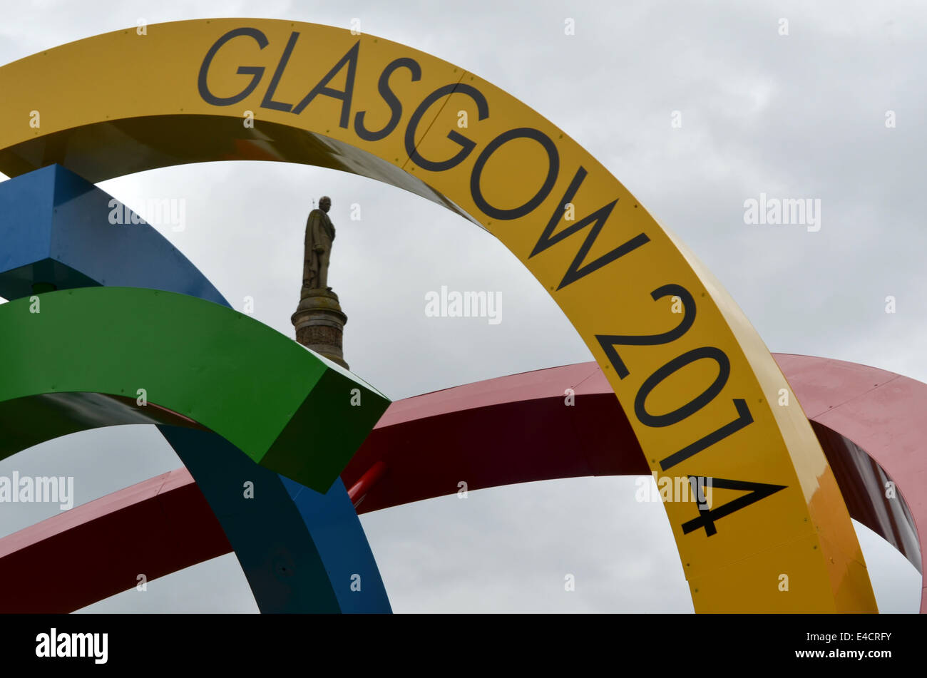 Glasgow 2014 Jeux du Commonwealth. La grande G... c'est le nom affectueux qu'a déjà été donné à la nouvelle installation Banque D'Images