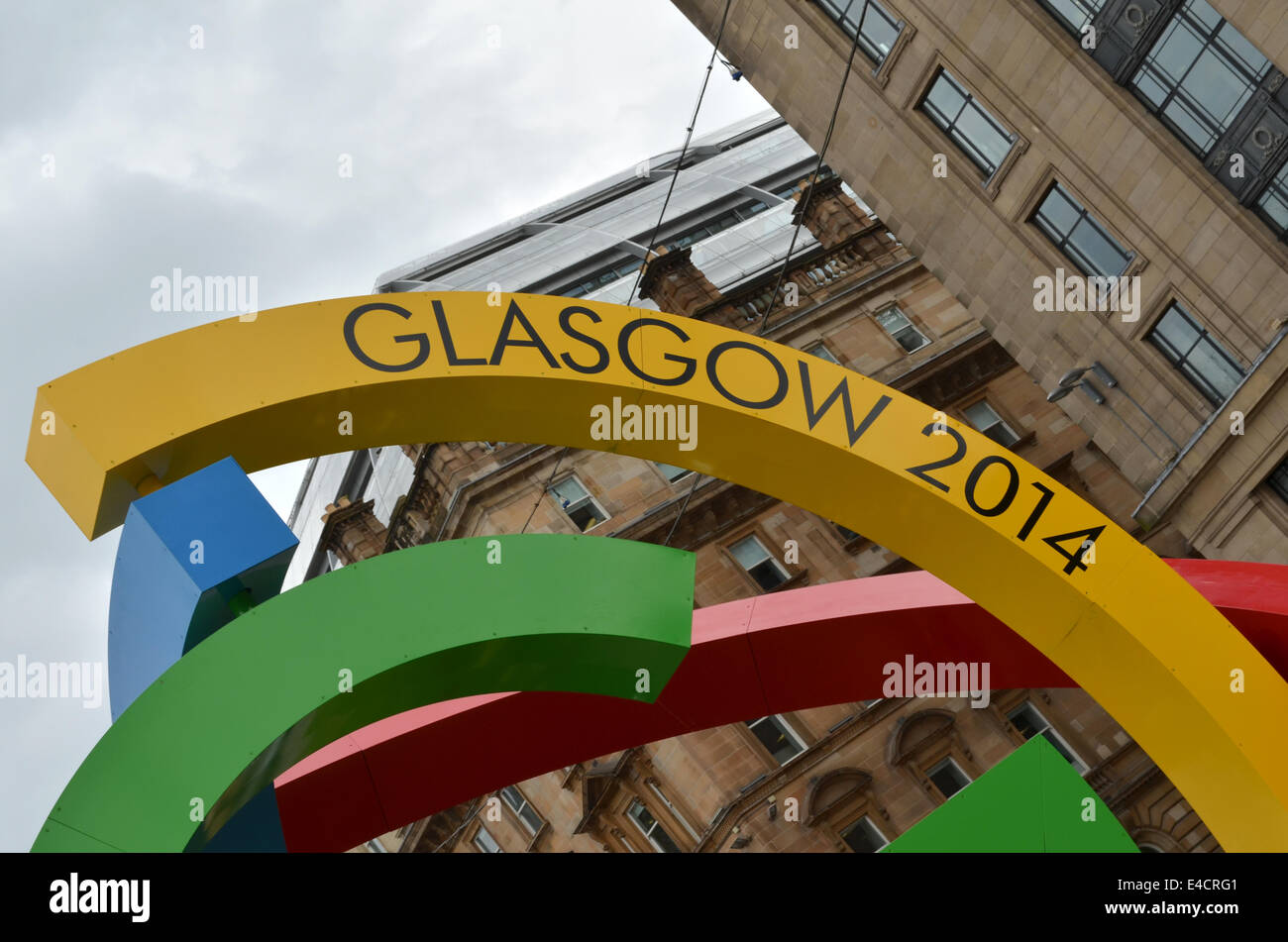 Glasgow 2014 Jeux du Commonwealth. La grande G... c'est le nom affectueux qu'a déjà été donné à la nouvelle installation Banque D'Images