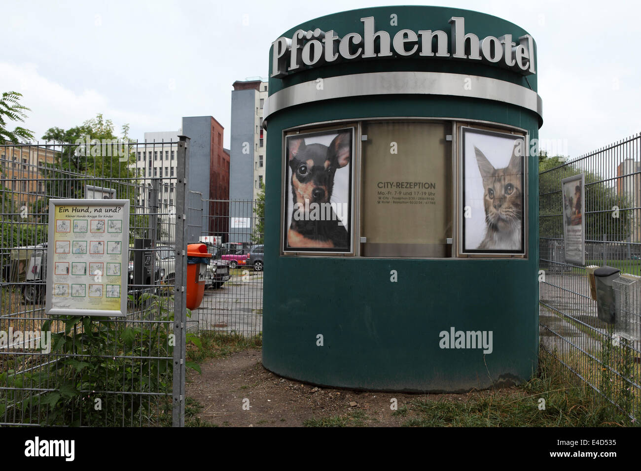 Le centre-ville Pfoetchenhotel à Berlin, Allemagne. Banque D'Images