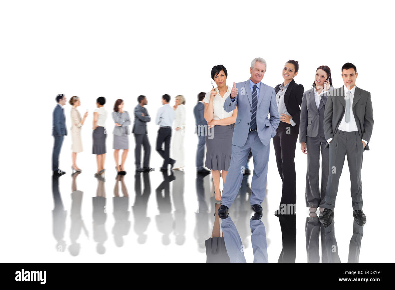 Image composite des gens d'affaires Banque D'Images