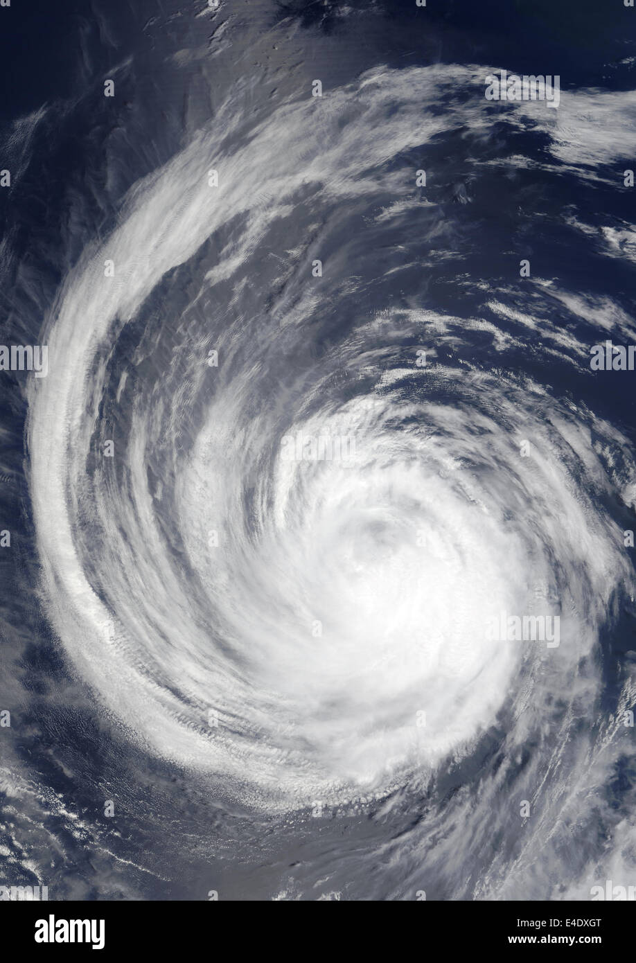 L'ouragan Hernan, l'océan Pacifique, le 09/03/2002, True Color Image satellite. L'ouragan Hernan le 3 septembre 2002 sur le Pacifique Banque D'Images