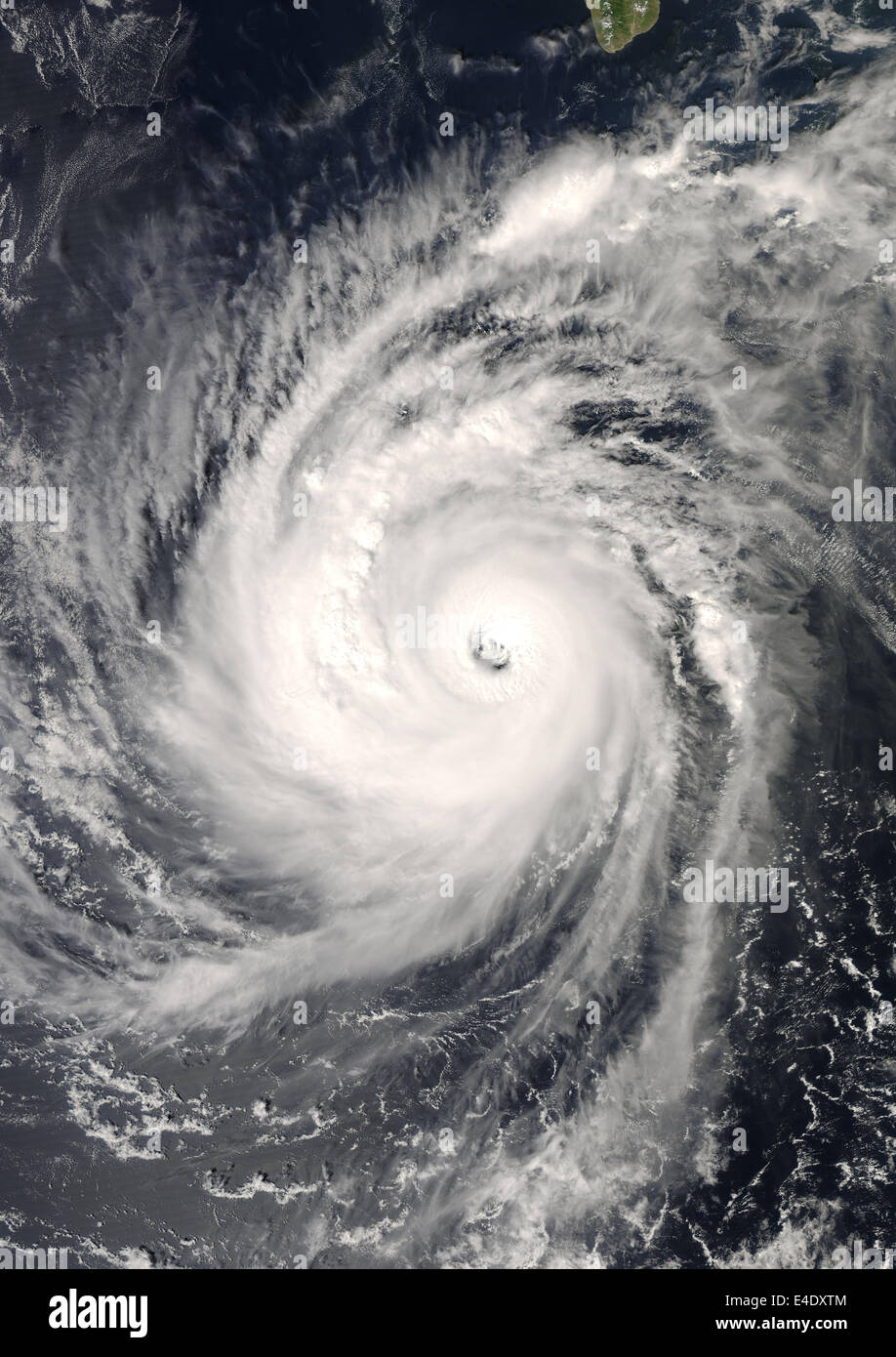 L'ouragan Norbert, l'océan Pacifique, en 2008, True Color Image satellite. L'ouragan Norbert le 8 octobre 2008 par rapport à l'oce du Pacifique Banque D'Images