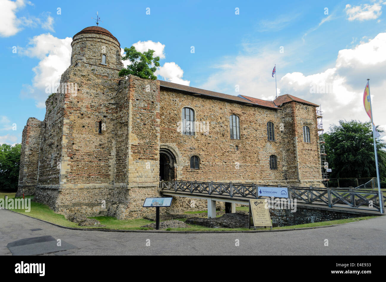 Musée du parc du château de Colchester England UK Banque D'Images