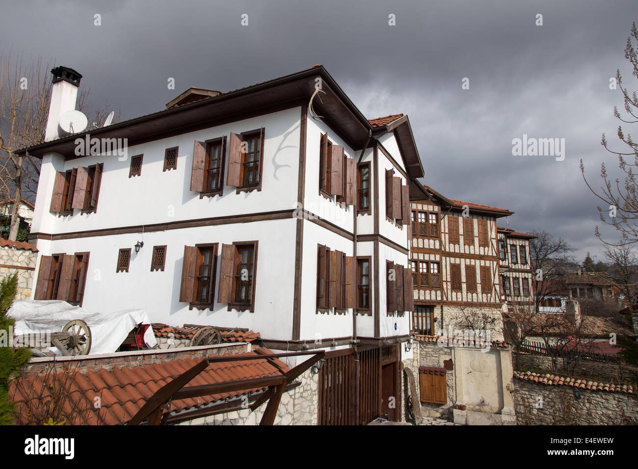 Maison traditionnelle turque dans la ville de Safranbolu Banque D'Images