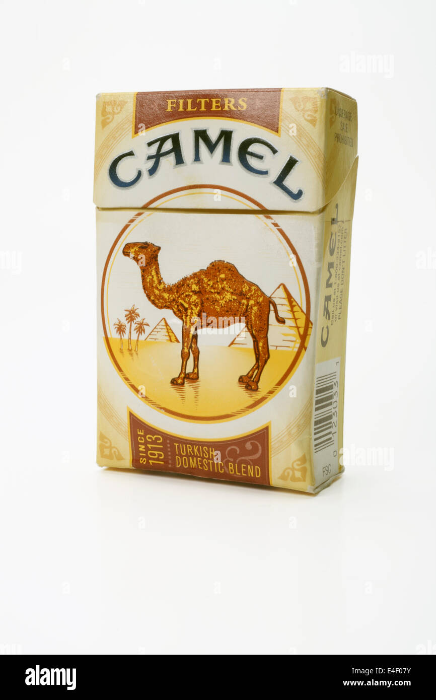 Paquet de cigarettes Camel Banque D'Images