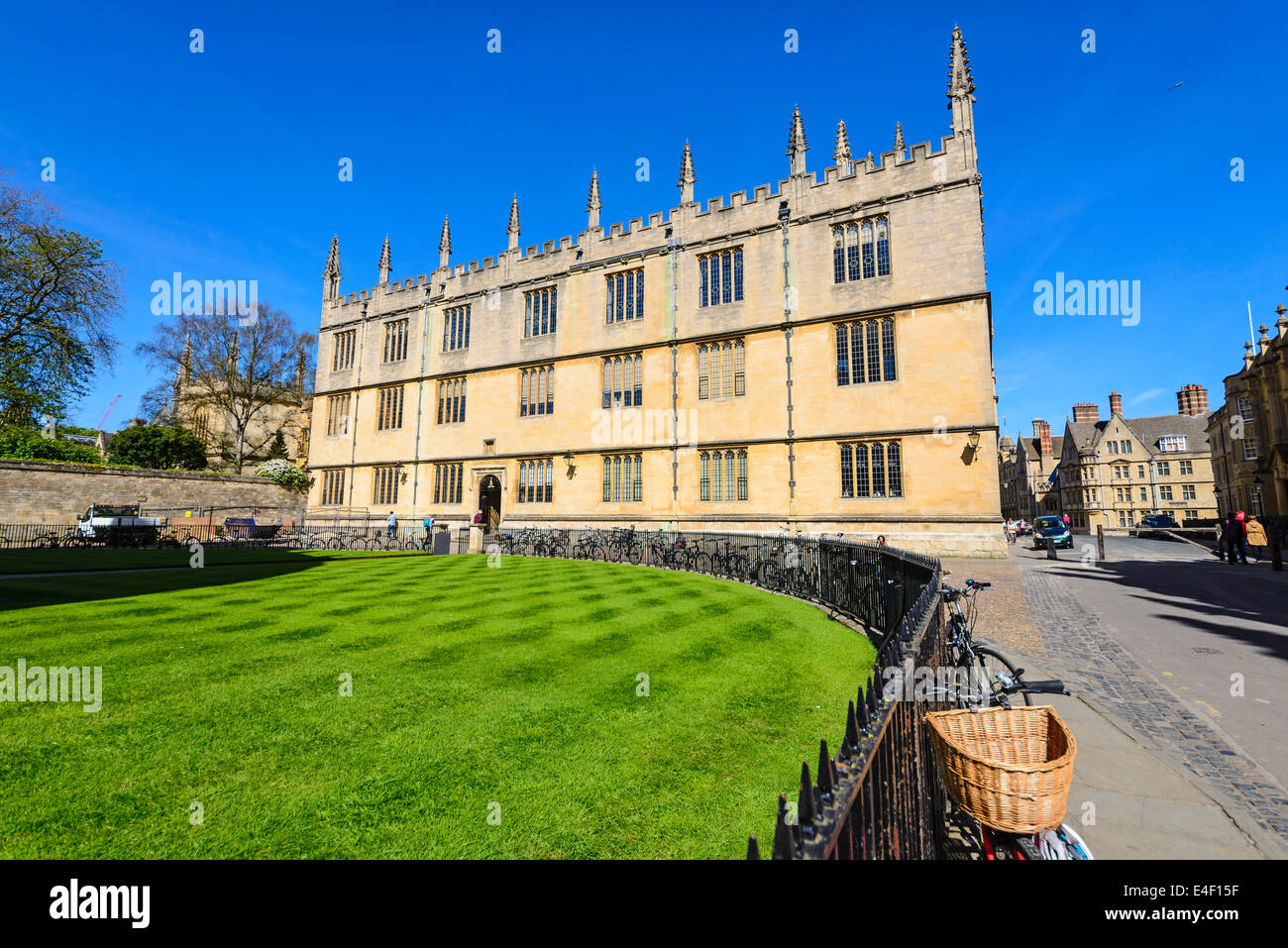 L'ancien Bodleian Library, Oxford, Angleterre Banque D'Images