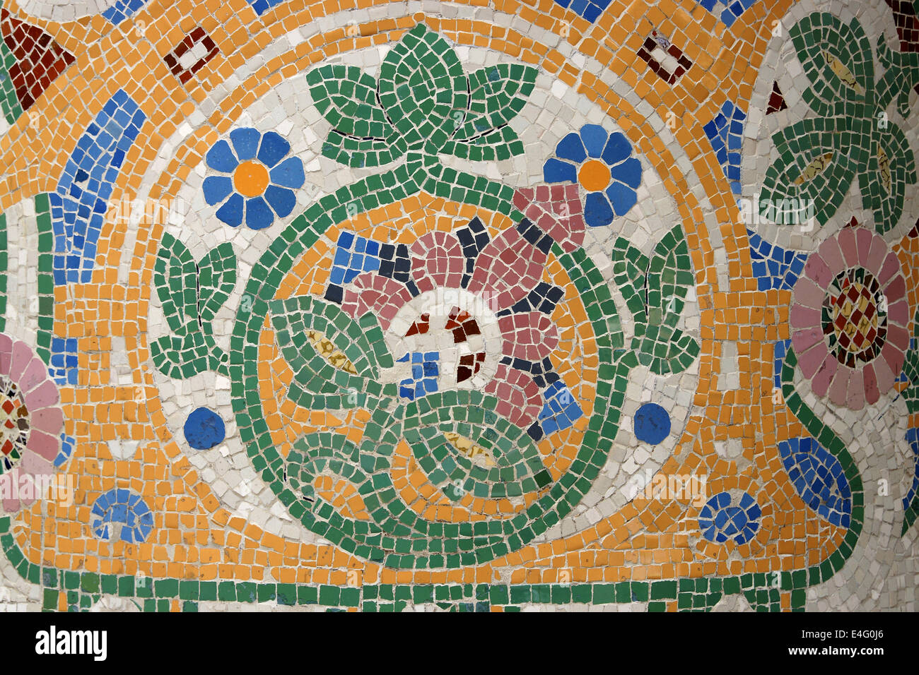 L'Espagne. Barcelone. Palais de la musique catalane. Salle de Concert. De style moderniste. Construit 1905-1908 par Luis Domech i Montaner. Banque D'Images