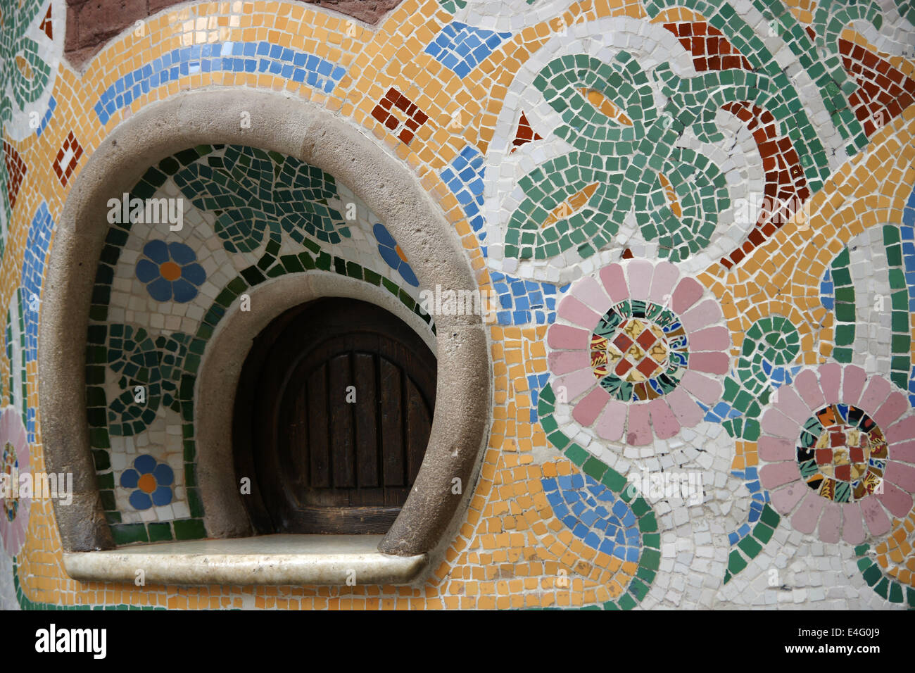 L'Espagne. Barcelone. Palais de la musique catalane. Salle de Concert. De style moderniste. Construit 1905-1908 par Luis Domech i Montaner. Banque D'Images