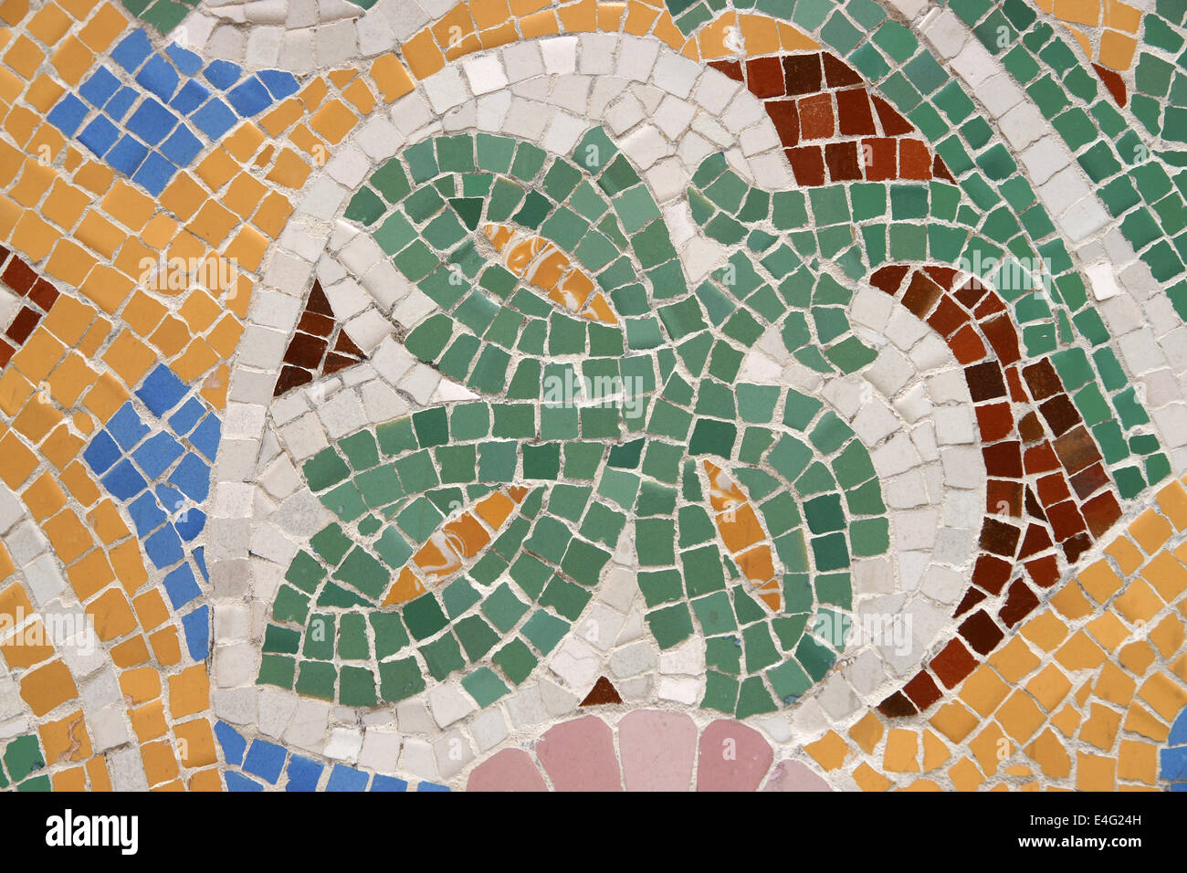 L'Espagne. Barcelone. Palais de la musique catalane. Salle de Concert. De style moderniste. Construit 1905-1908 par Luis Domech i Montaner. Banque D'Images