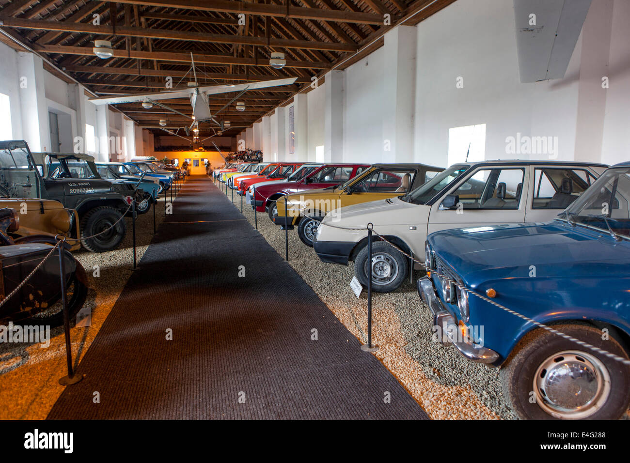 Auto voiture musée de voitures anciennes, Terezin, République Tchèque Europe Banque D'Images