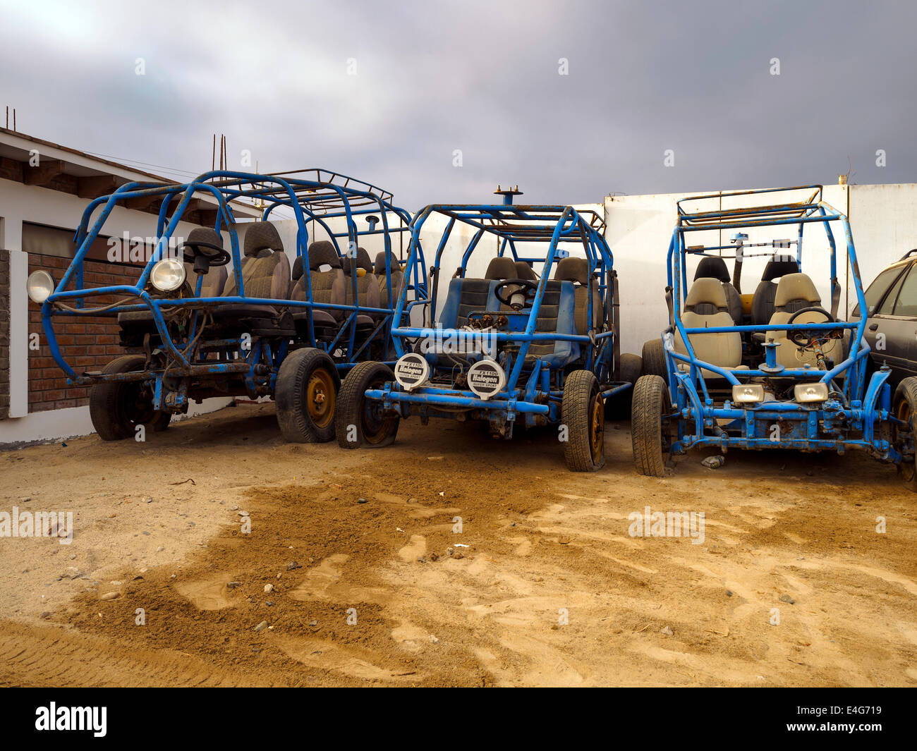 Dune Buggy 4x4 - Paracas, Pérou Banque D'Images