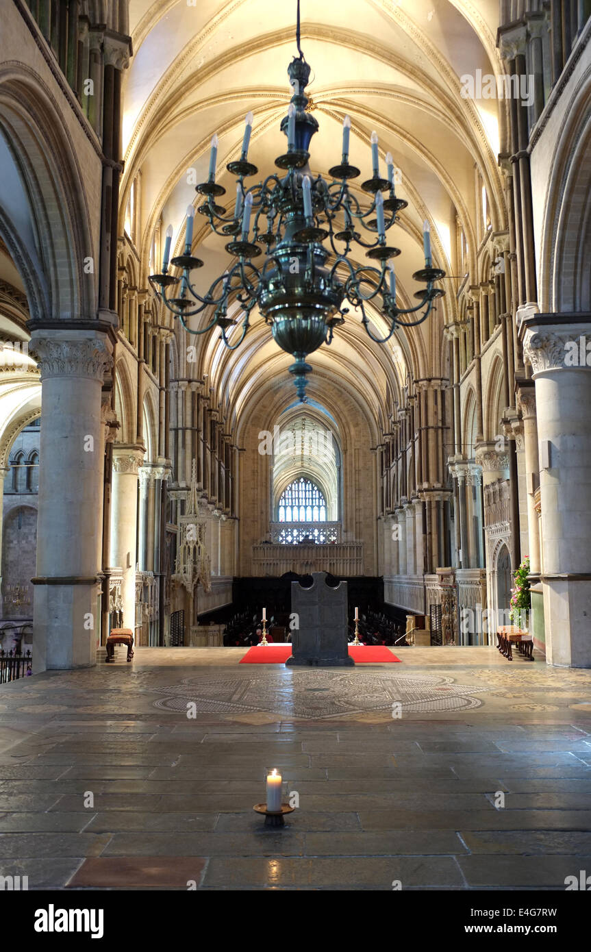 La cathédrale de Canterbury, dans le comté de Kent uk 2014 Banque D'Images