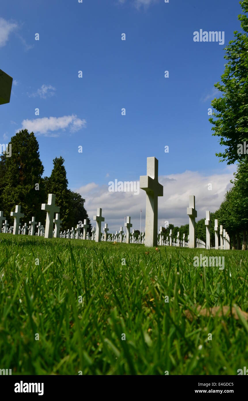 American WW1cimetière de Belleau Wood Banque D'Images