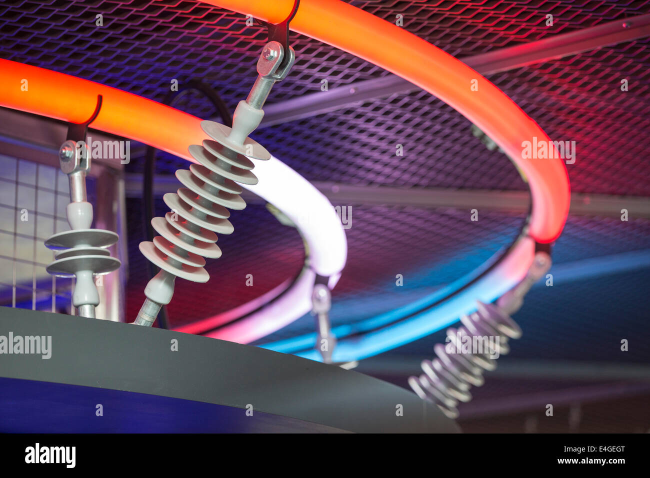 Une exposition à la durabilité de l'édifice de cristal qui est le premier bâtiment au monde à avoir obtenu un remarquable BREEAM (BRE Environmental Assessment Method) la notation et la certification LEED (Leadership in Energy and Environmental Design) certification platine. Londres, Royaume-Uni. Banque D'Images