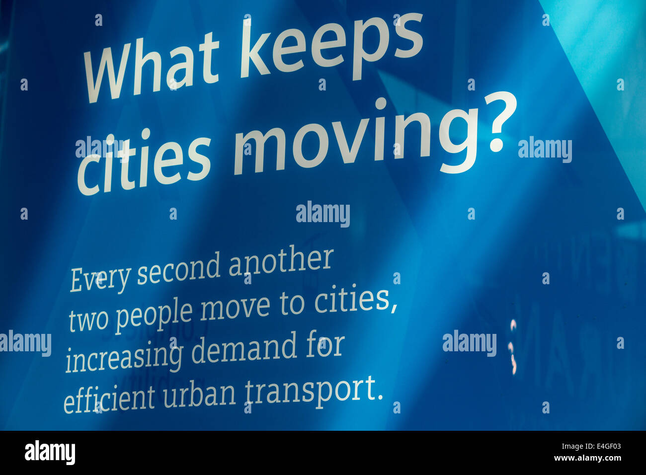 Une exposition à la durabilité de l'édifice de cristal qui est le premier bâtiment au monde à avoir obtenu un remarquable BREEAM (BRE Environmental Assessment Method) la notation et la certification LEED (Leadership in Energy and Environmental Design) certification platine. Londres, Royaume-Uni. Banque D'Images