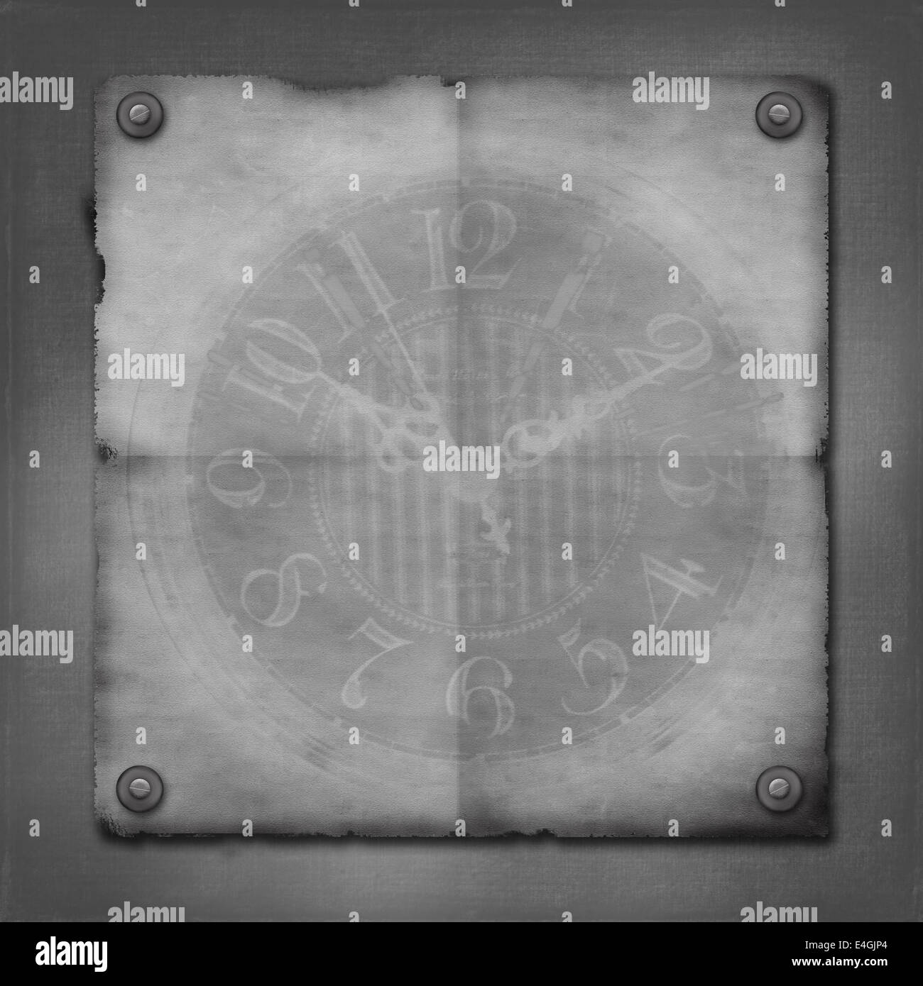 Texture background vintage avec watch (temps) Banque D'Images