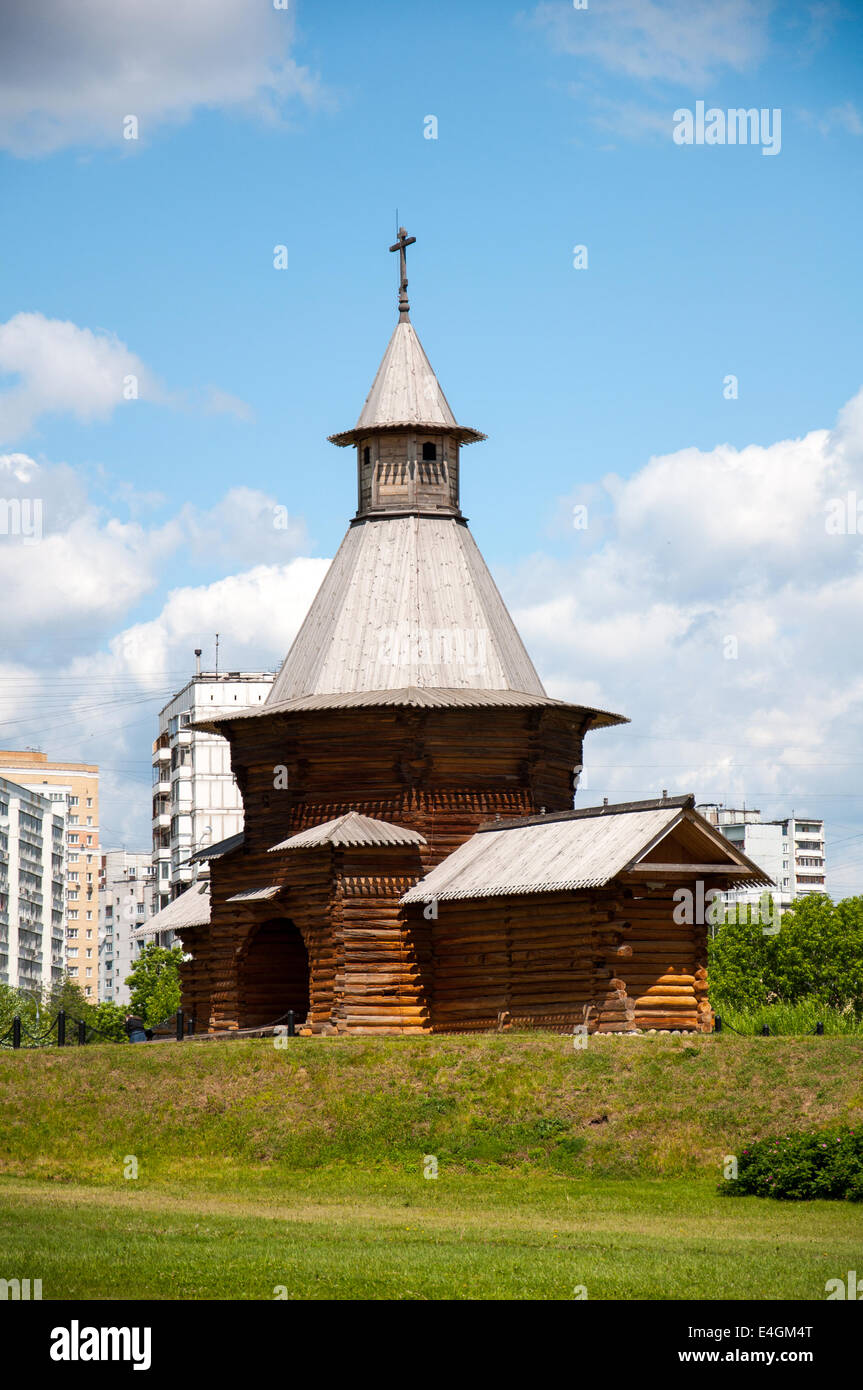 L'architecture en bois du 17ème siècle, Moscou, Russie Banque D'Images