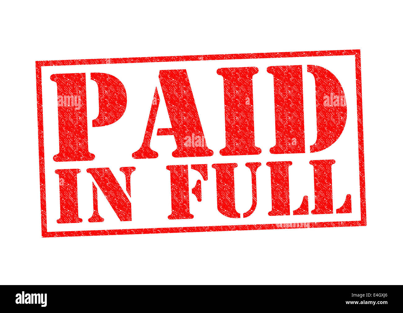 Paid in full Banque de photographies et d’images à haute résolution - Alamy