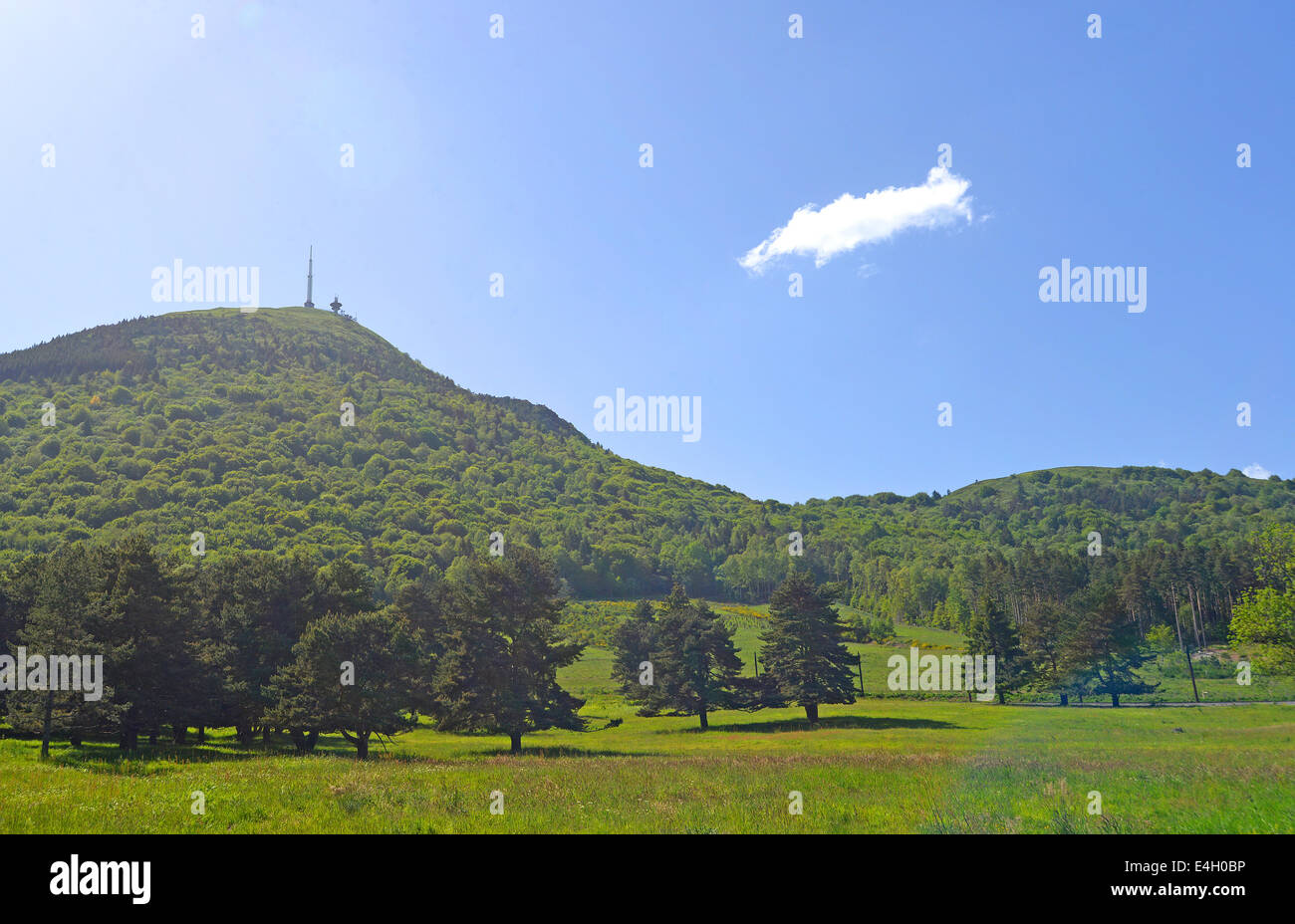 Puy de Dôme Auvergne France pointe Banque D'Images