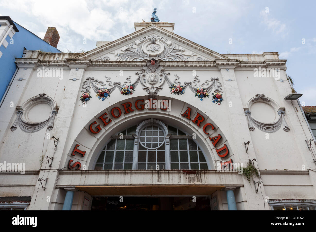 St George's arcade cornwall Falmouth, England uk go Banque D'Images