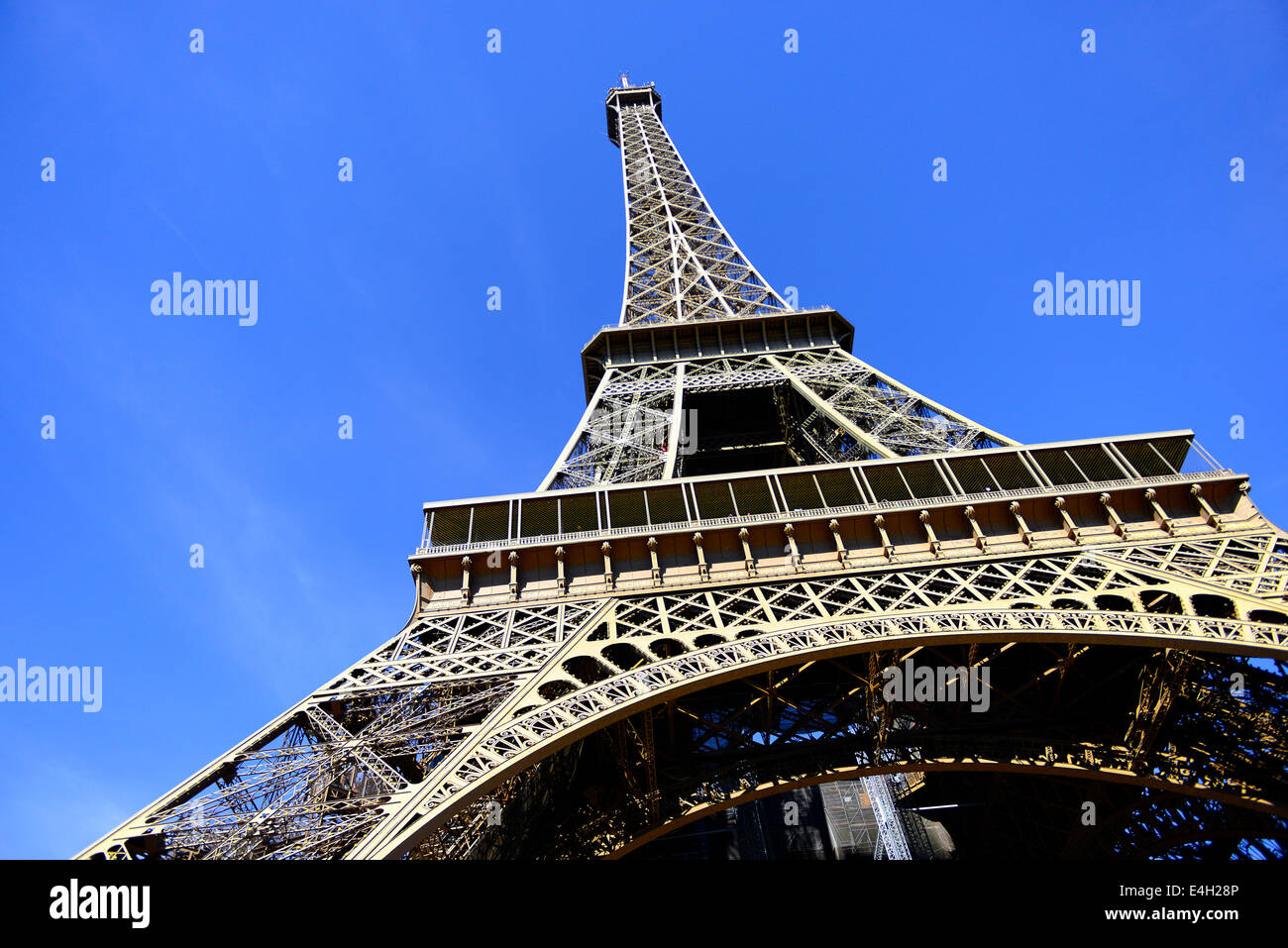 Tour Eiffel Tower Paris France Europe FR Ville des Lumières Gustav Banque D'Images