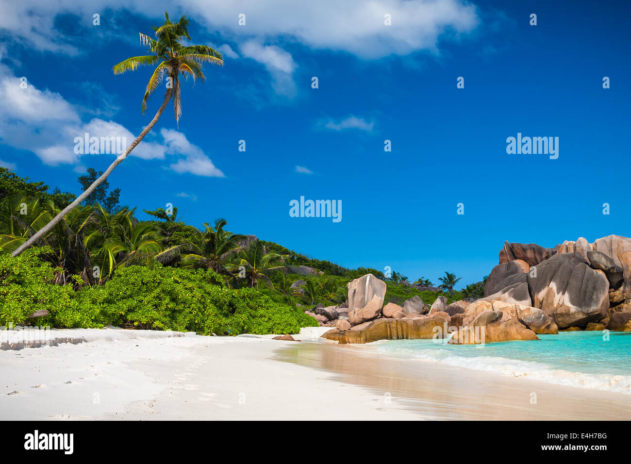 Une Anse Coco Beach Banque D'Images