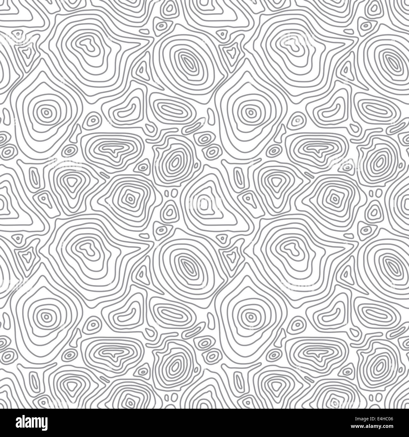 Résumé transparente motif monochrome simple avec des cercles concentriques de panneaux Banque D'Images