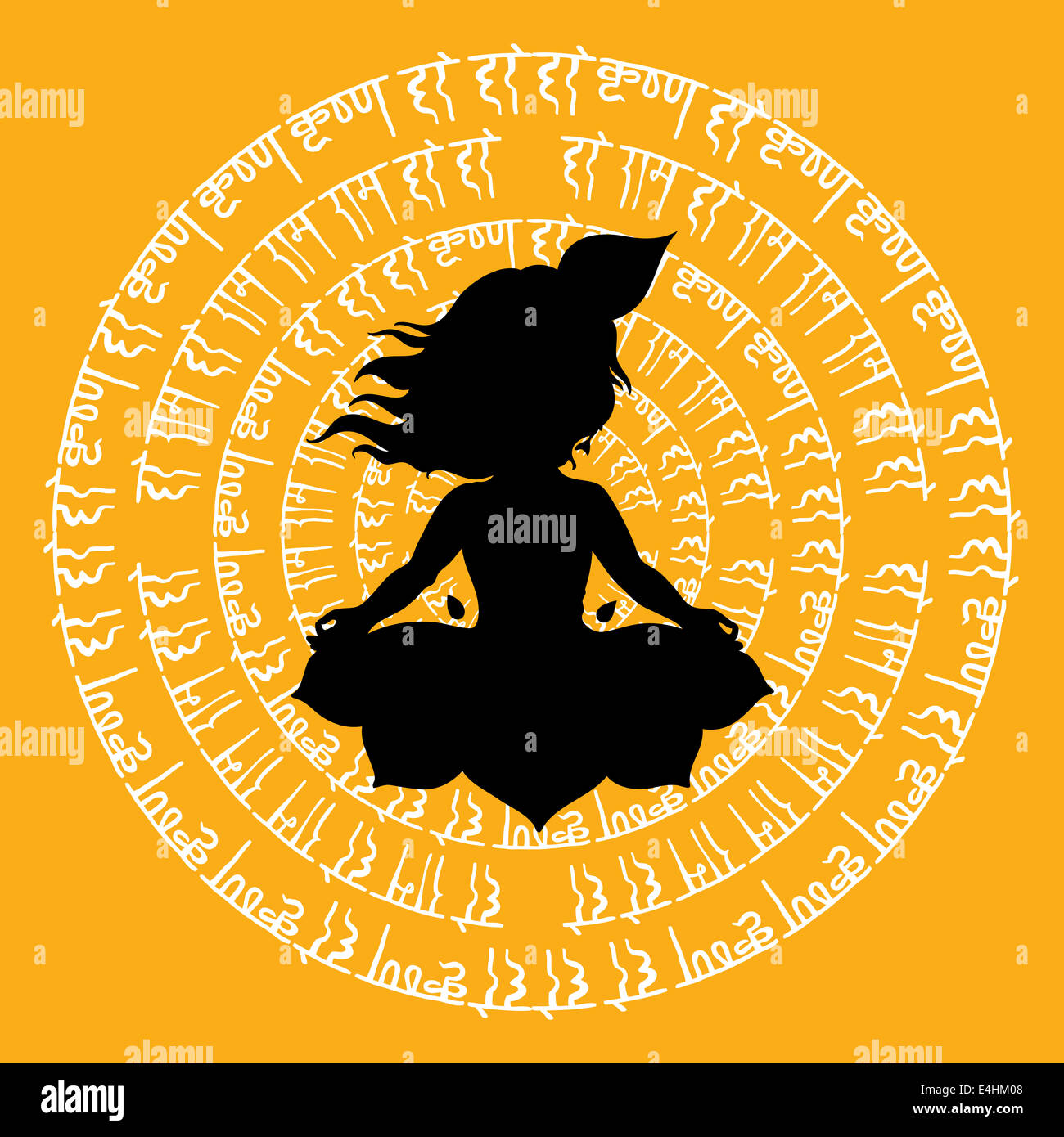 Mandala indien. Banque D'Images