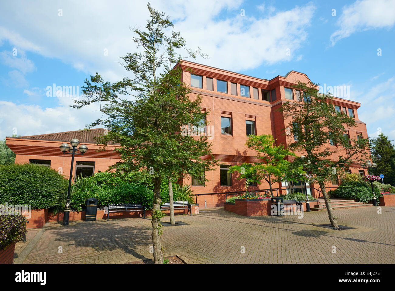 Chambre du Conseil Route du coton Warwickshire Nuneaton Banque D'Images