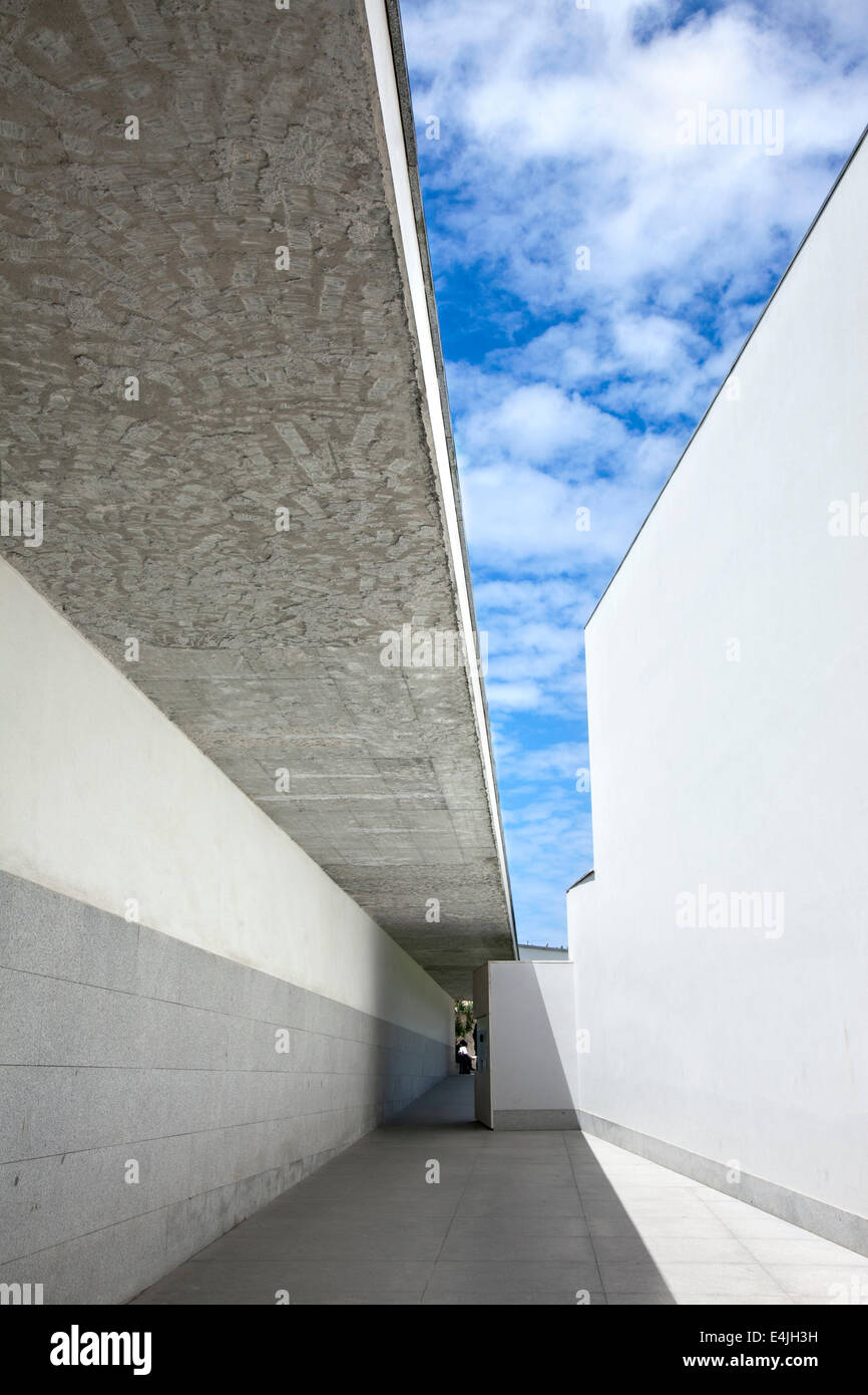 Entrée au Musée d'art contemporain de Serralves à Porto, Portugal Banque D'Images