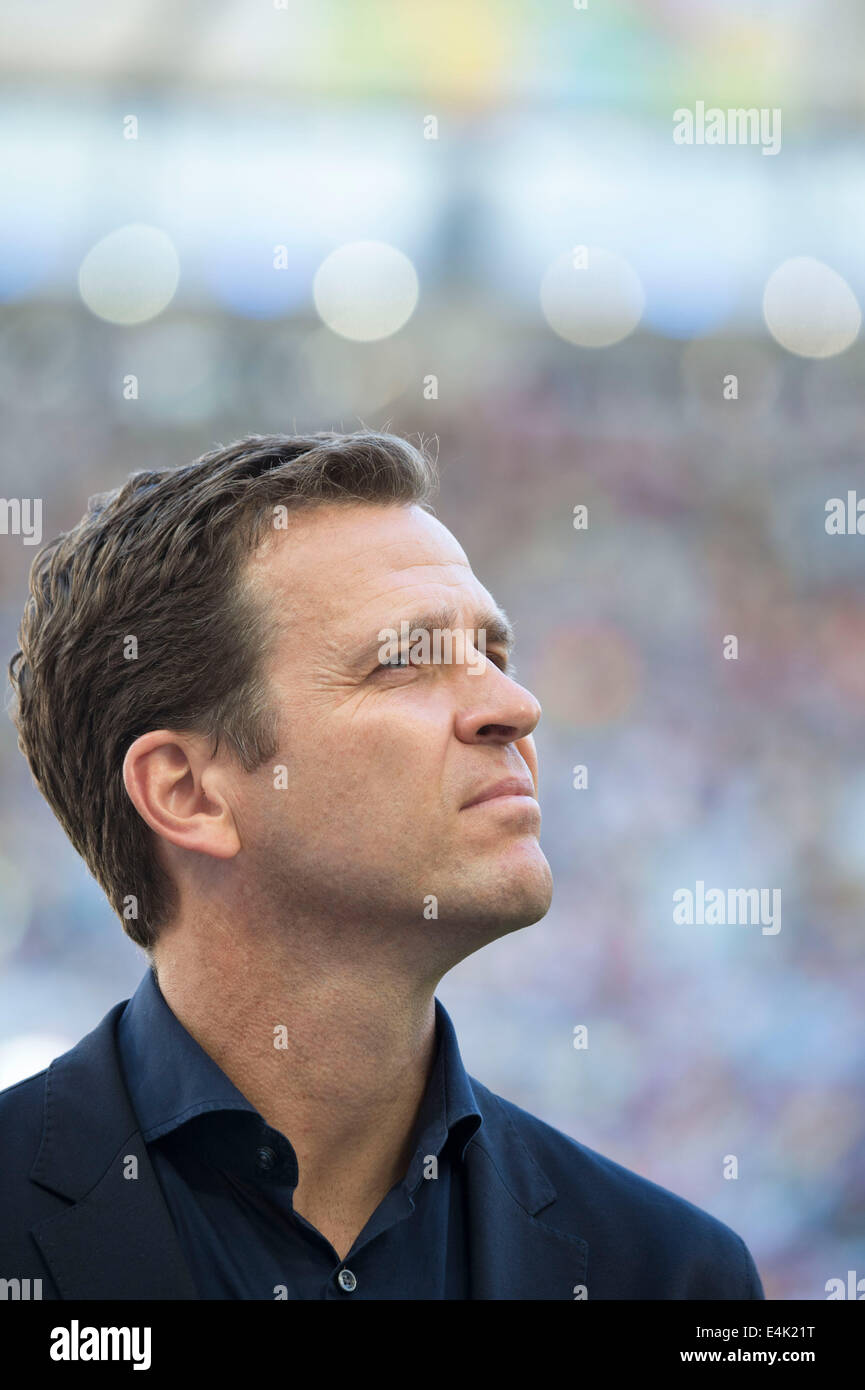 Rio de Janeiro, Brésil. Le 13 juillet, 2014. Oliver Bierhoff (GER) Football/soccer Coupe du Monde : Brésil 2014 dernier match entre l'Allemagne 1-0 argentine au stade Maracana à Rio de Janeiro, Brésil . Credit : Maurizio Borsari/AFLO/Alamy Live News Banque D'Images