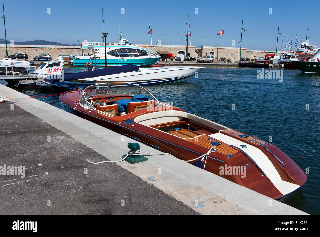 France, navires, bateaux, port, Saint Tropez (CTK Photo/Marketa Hofmanova) Banque D'Images